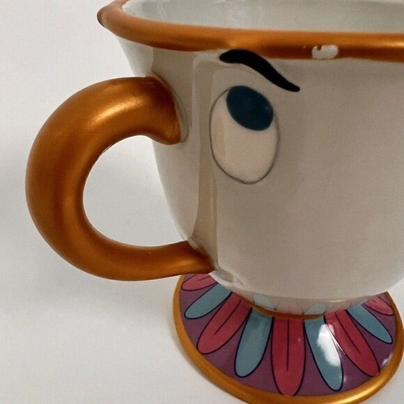 Disney Parks Beauty And The Beast Chip The Tea Cup Ceramic Coffee Cup Mug - Picture 7 of 9